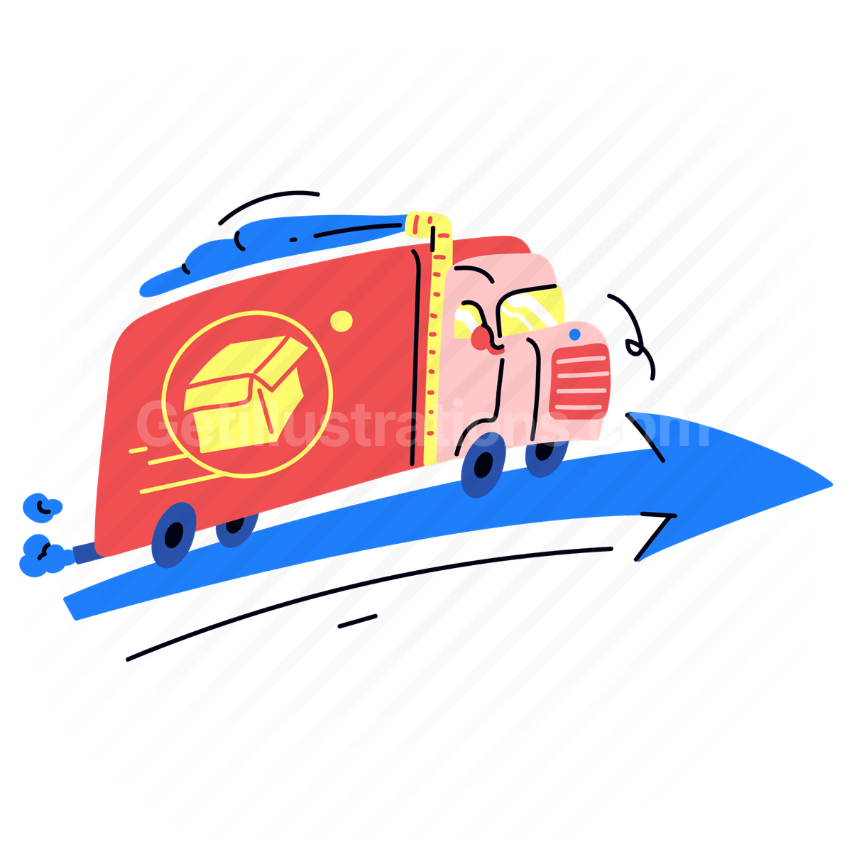 Transportation and Logistics  illustration preview image